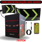 Tela de LED para Carros e Caminhões - Display Digital com Controle via App Light One