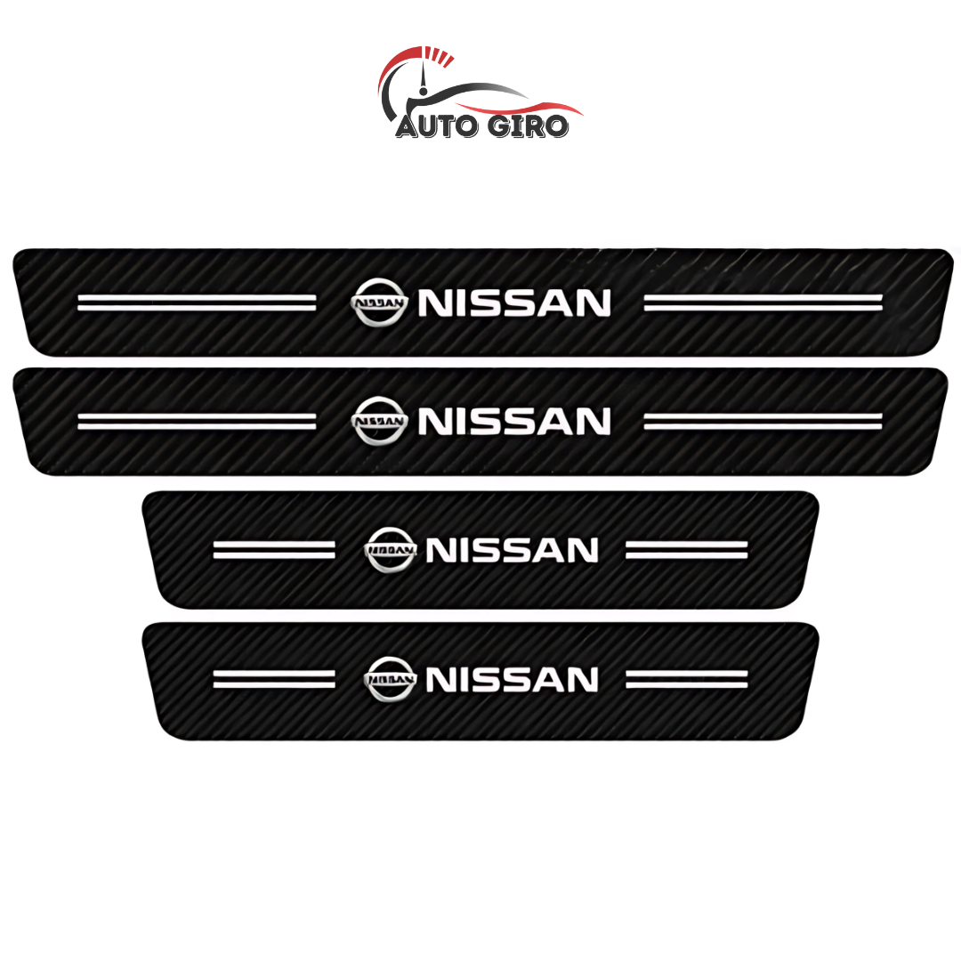 Protetor de Soleira Anti-risco Premium CarbonFilm™ - 4 Pçs - Owenshop