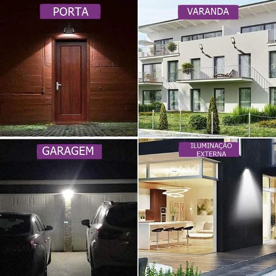 Refletor Solar Led Smart Light - Econômico e Sustentável Com Controle